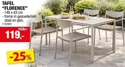 Hubo Tafel florence aanbieding