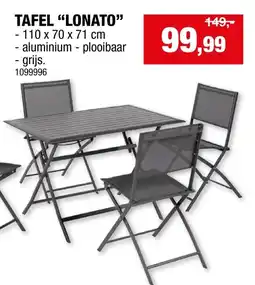 Hubo Tafel "Lonato" aanbieding