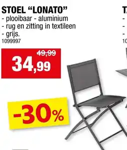 Hubo Stoel lonato aanbieding