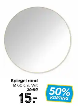 Xenos Spiegel rond aanbieding