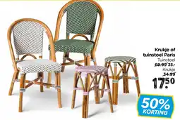 Xenos Krukje of tuinstoel Paris aanbieding