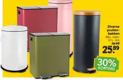 Xenos Diverse prullenbakken aanbieding