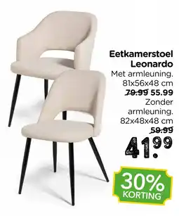 Xenos Eetkamerstoel Leonardo aanbieding