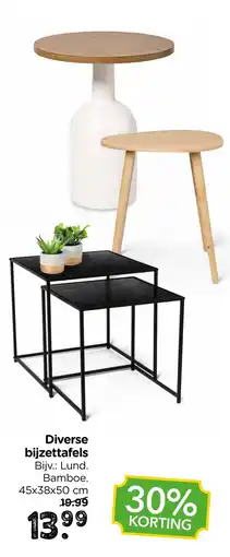 Xenos Diverse bijzettafels aanbieding