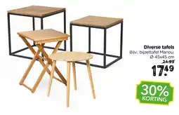 Xenos Diverse tafels aanbieding
