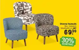 Xenos Diverse fauteuils aanbieding