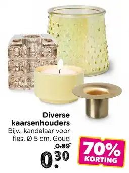 Xenos Diverse kaarsenhouder aanbieding