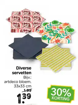 Xenos Diverse servetten aanbieding