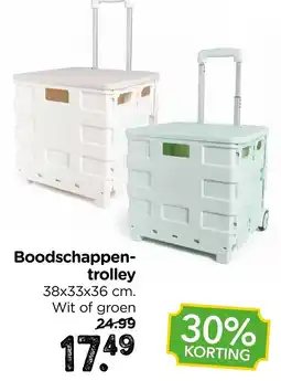 Xenos Boodschappen-trolley aanbieding
