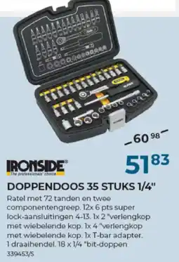 Meno Pro Doppendoos 35 stuks 1/4" aanbieding