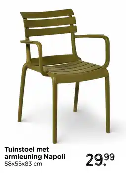 Xenos Tuinstoel met armleuning napoli aanbieding