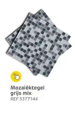 Brico Mozaïektegel grijs mix aanbieding