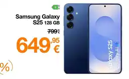 Orange samsung galaxy s25 aanbieding