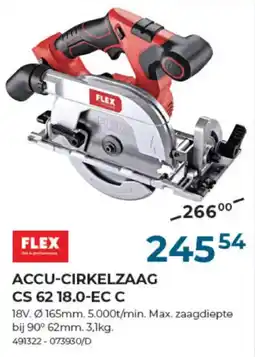 Meno Pro Accu-cirkelzaag cs 62 18.0-ec c aanbieding