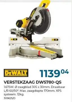 Meno Pro Verstekzaag dws780-qs aanbieding