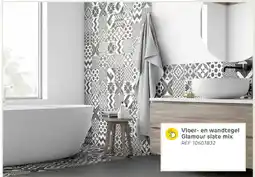 Brico Vloer- en wandtegel glamour slate mix aanbieding