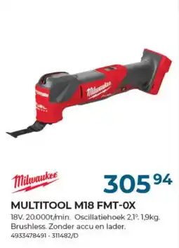 Meno Pro Multitool m18 fmt-0x aanbieding