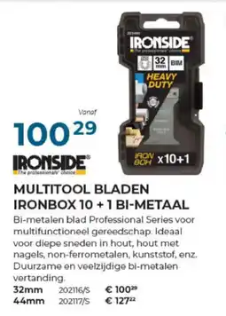 Meno Pro Multitool bladen ironbox 10 + 1 bi-metaal aanbieding