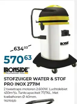 Meno Pro Stofzuiger water & stof pro inox 277im aanbieding