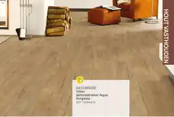 Brico Decomode vloer laminaatvloer aqua Kingsize aanbieding
