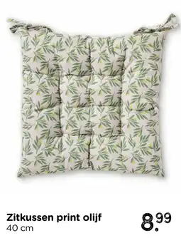 Xenos Zitkussen print olijf aanbieding