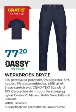 Meno Pro werkbroek bryce aanbieding