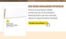 Brico Hoge plint Cubic aanbieding