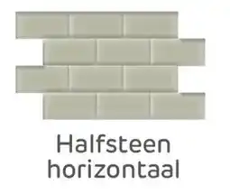 Brico Halfsteen horizontaal aanbieding
