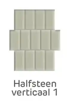 Brico Halfsteen verticaal 1 aanbieding