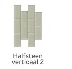 Brico Halfsteen verticaal 2 aanbieding