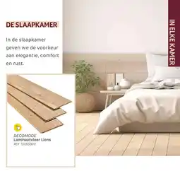 Brico Decomode laminaatvloer lions aanbieding