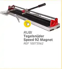 Brico Rubi tegelsnijder speed 92 magnet aanbieding
