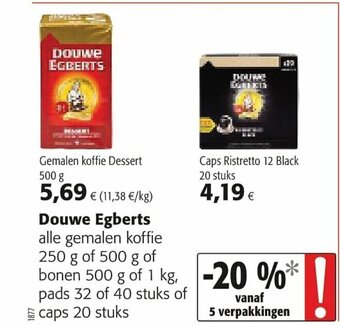 Colruyt Douwe egberts 500g aanbieding