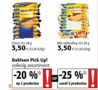 Colruyt Bahlsen pick up! aanbieding