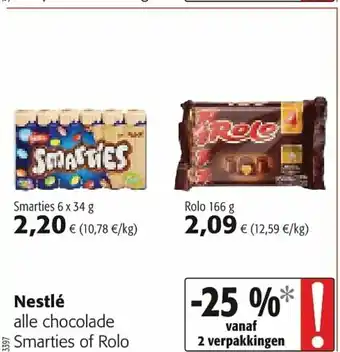 Colruyt Nestle 166g aanbieding