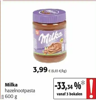 Colruyt Milka 600g aanbieding
