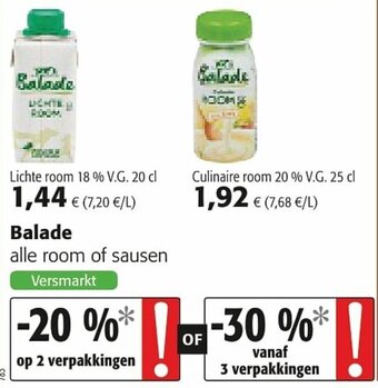 Colruyt Balade aanbieding