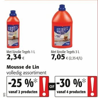 Colruyt Mousse de lin aanbieding