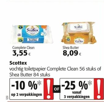 Colruyt Scottex aanbieding