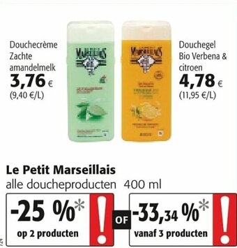 Colruyt Le petit marseillais 400ml aanbieding