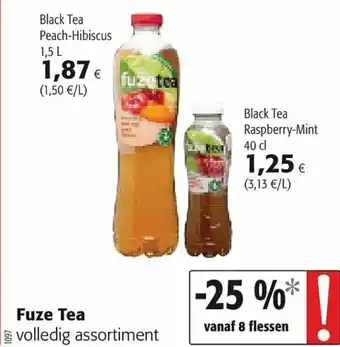 Colruyt Fuze tea 40cl aanbieding