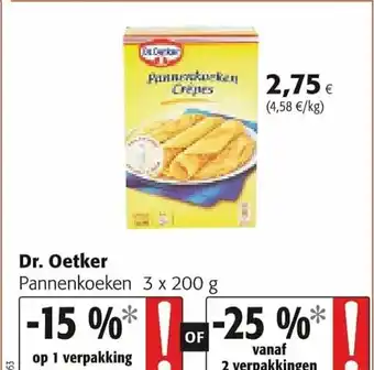 Colruyt Dr. oetker 3 x 200g aanbieding