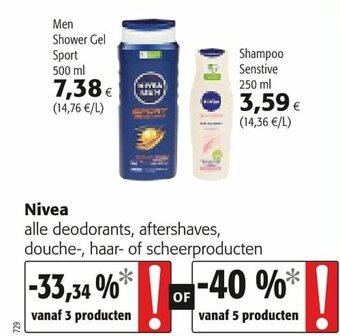 Colruyt Nivea 250ml aanbieding