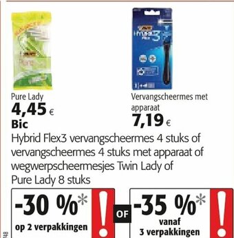Colruyt Bic aanbieding