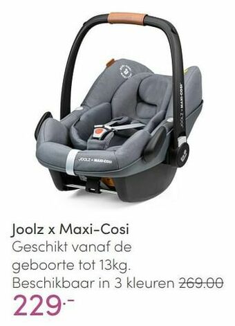 Baby & Tiener Joolz x maxi-cosi aanbieding