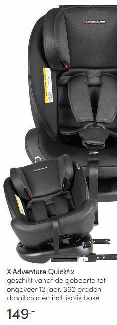 Baby & Tiener X adventure quickfix aanbieding