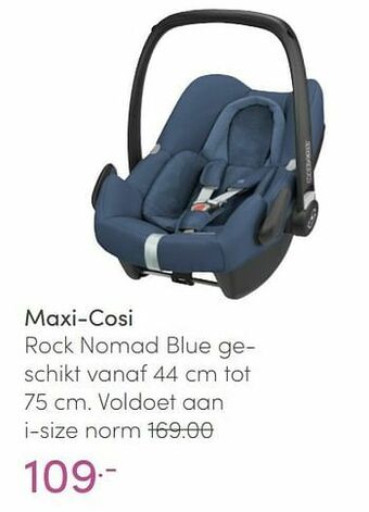 Baby & Tiener Maxi-cosi rock nomad blue aanbieding
