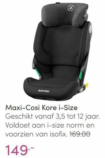 Baby & Tiener Maxi-cosi kore i-size aanbieding