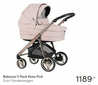 Baby & Tiener Bebecar v pack rose pink 3-in-1 kinderwagen aanbieding