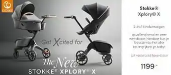 Baby & Tiener Stokke xplory x 2-in-1 kinderwagen aanbieding